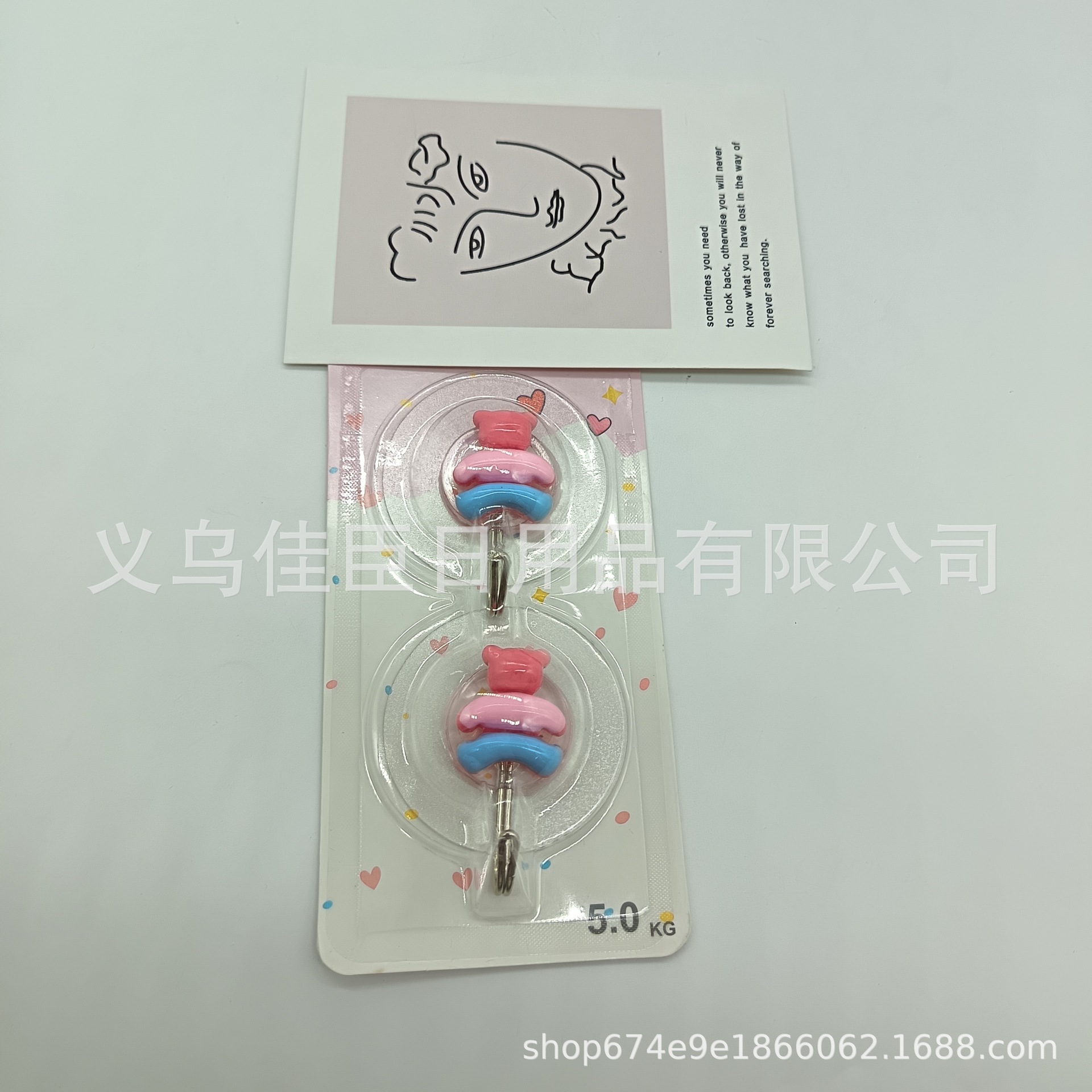 Amazon's best-selling wholesale Instags-style, light luxury, cute and cute design, sticky hooks, creative hooks, traceless hooks, and powerful hooks Specification image