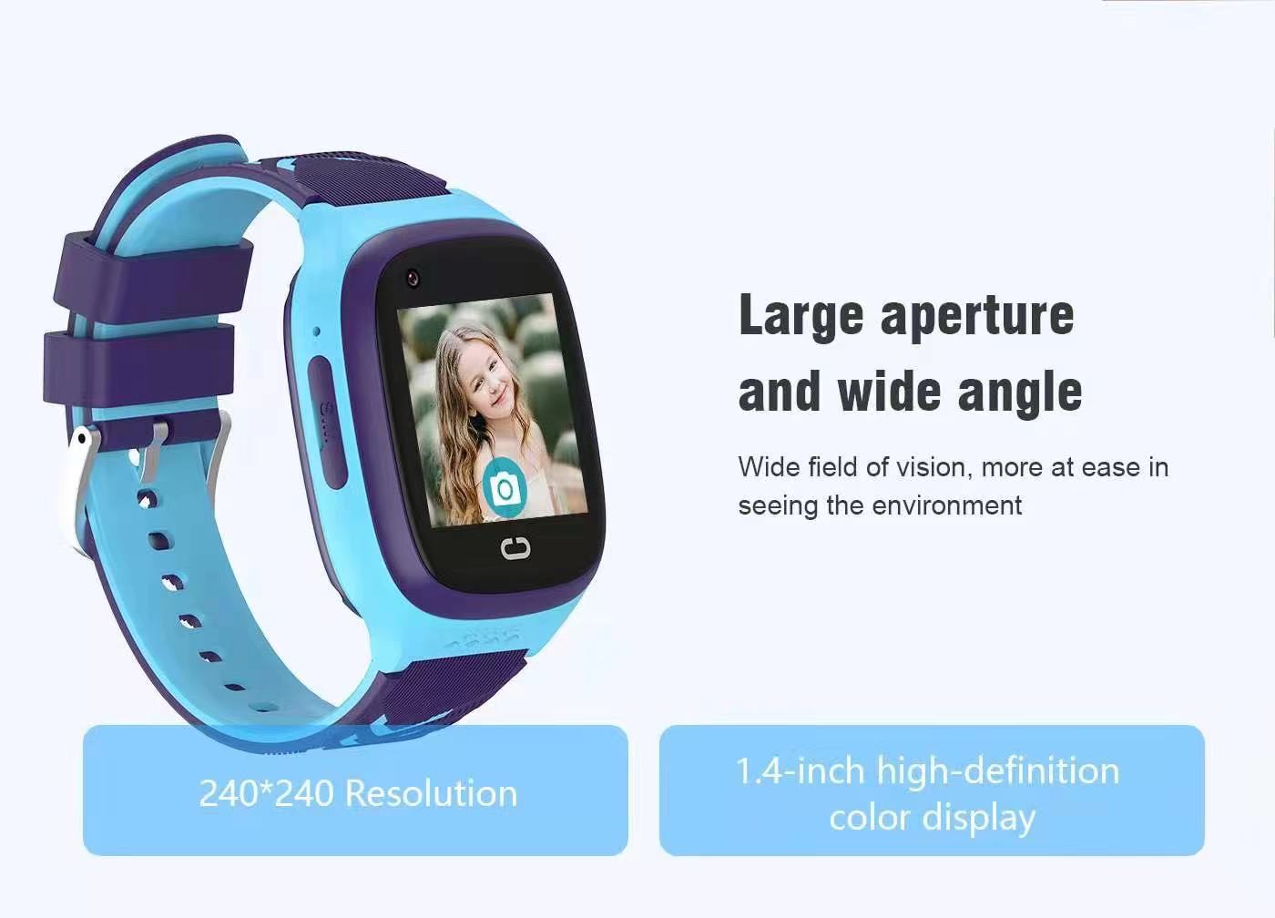 Cross border nuevo LT31E niños smart watch 4G video llamada impermeable foto plug card reloj de teléfono anti-pérdida Item Picture