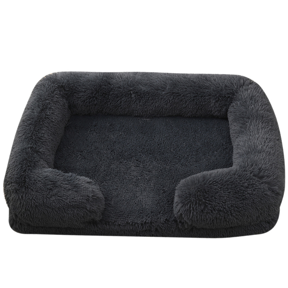 Perrera del perro perrera del gato peluche perrera redonda cama del perro estera del perro de invierno cama del perro suministros para mascotas al por mayor Item Picture