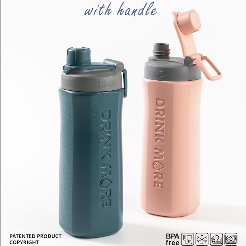 A322 Amazon manufacturers directly supply creative sports kettle Space cup food grade large capacity kettle PE water cup Specification drawing