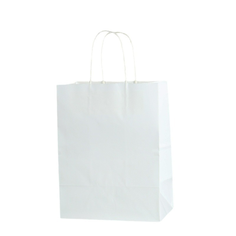 Kraft Paper Bag Handbag High-Grade Paper Bag Disposable Milk Tea Takeaway Shopping Gift Bag Customization Item Picture
