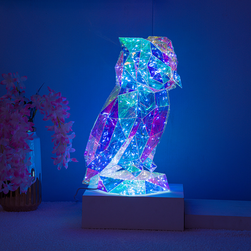 2023 Magic Cartoon Night Light Decoration Owl Creative Gift Girls Bar Atmosphere Light Graduation Gift details Picture