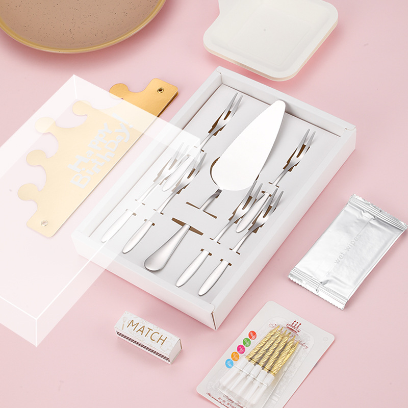 Stainless steel tea spoon and spoon set, wooden soup spoon and tableware combination, high-end kitchen tableware, spoons, household durable details Picture