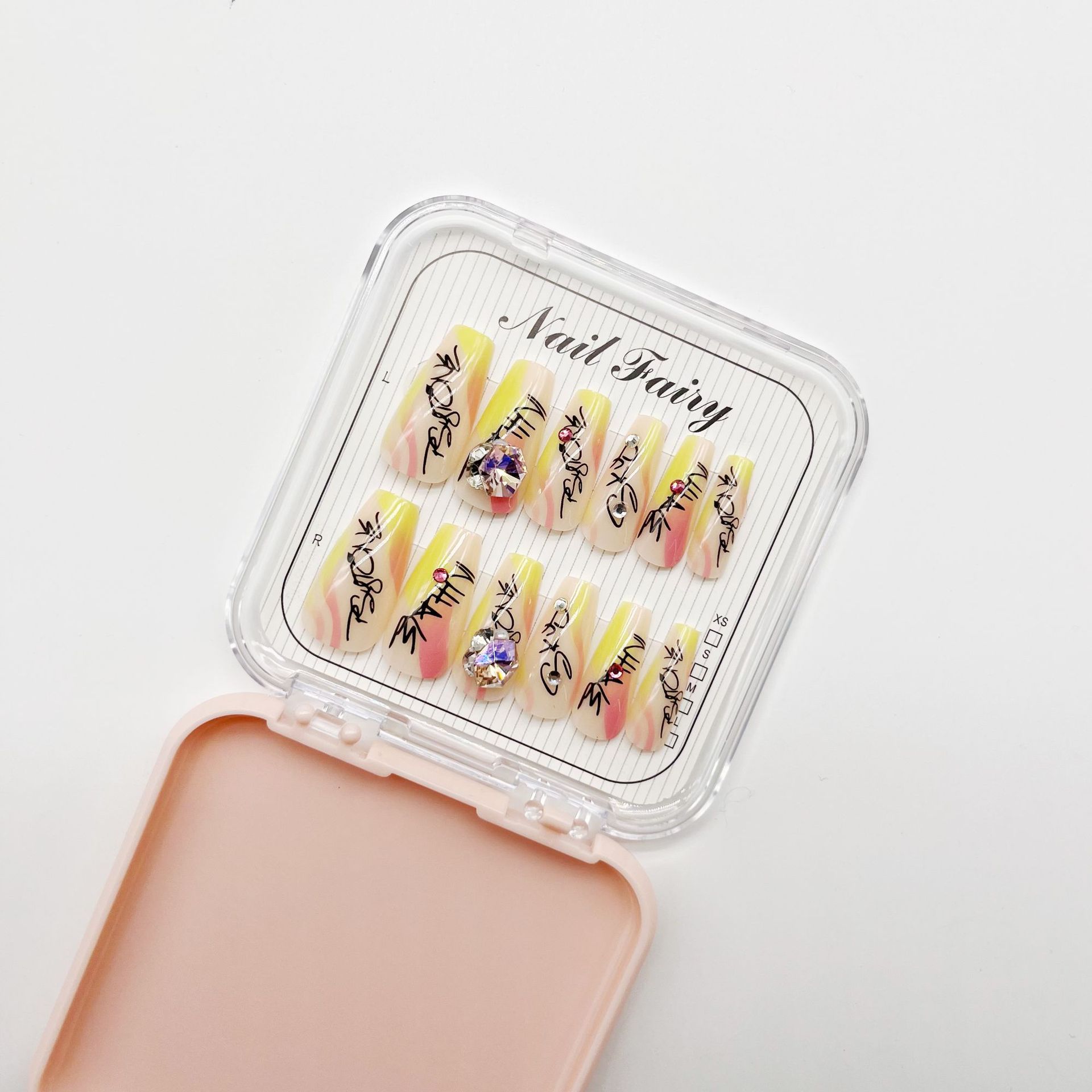 穿戴甲批发网红爆款富家千金穿戴甲成品重复使用美甲贴片