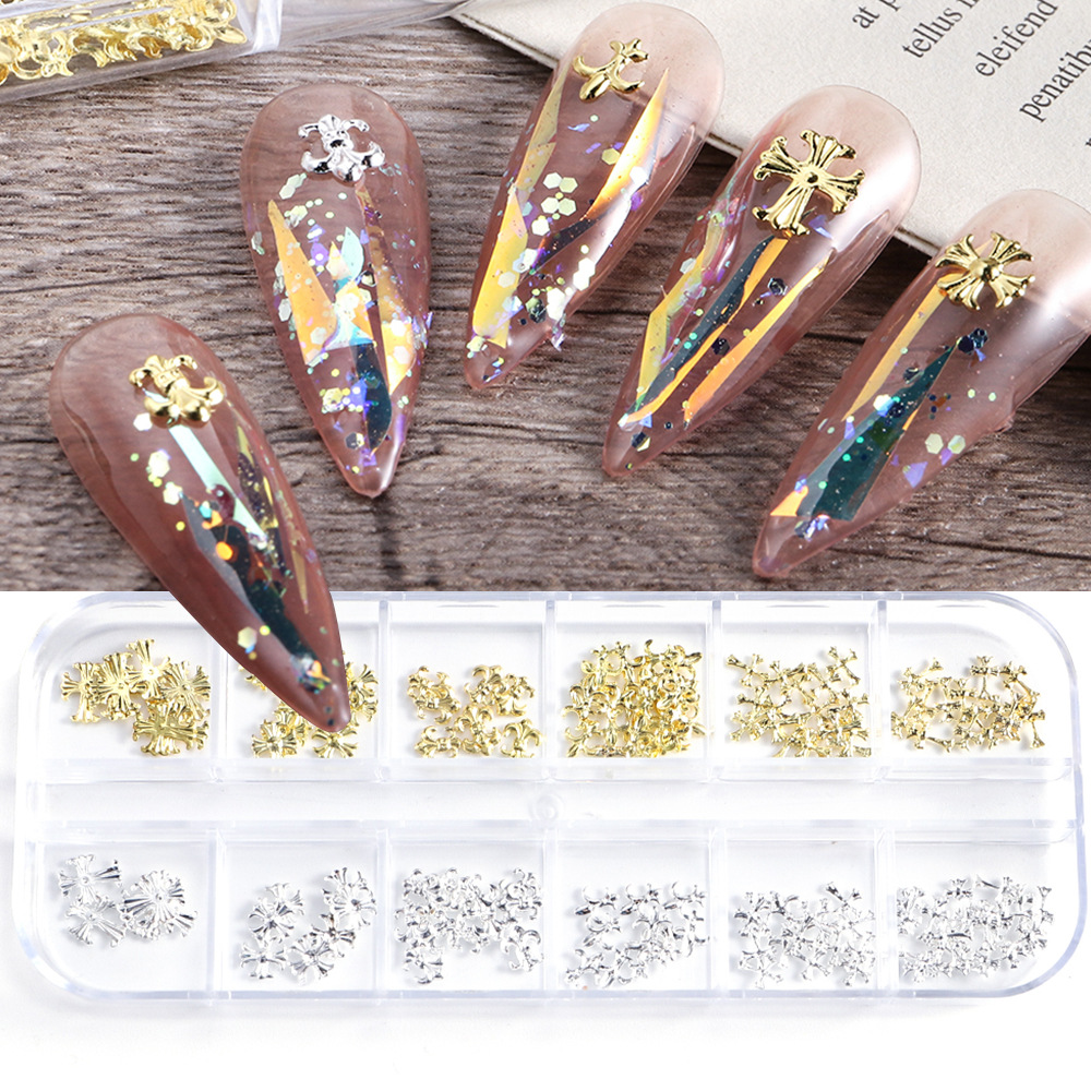 Cross border new nail accessories 12 boxes Kroxin accessories mixed accessories nail wholesale
