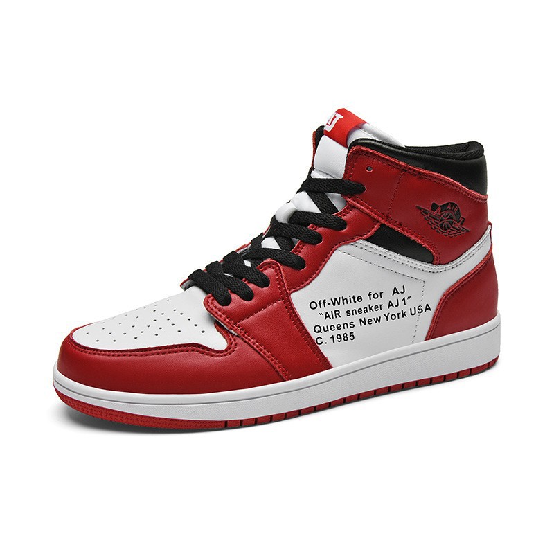 Factory Wholesale Putian Shoes Pure Original Aj1 Black Red Toe Chicago North Carolina Blue Face Black And White Panda Basketball Shoes details Picture