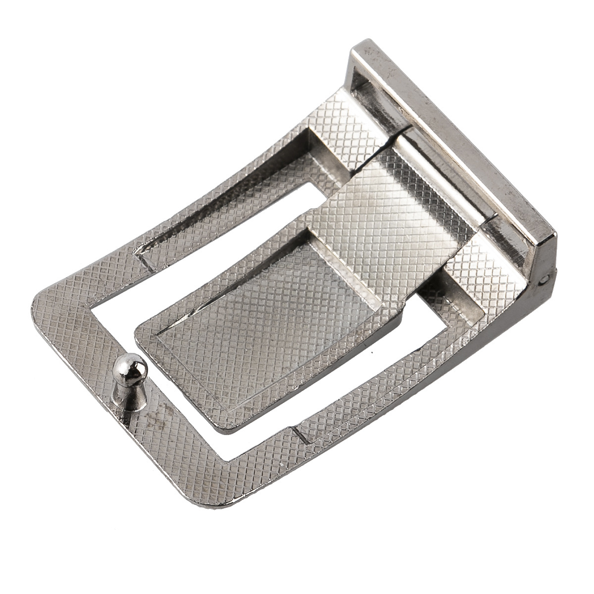 New Trend Men Smooth Zinc Alloy Film Plate Buckle With 33Mm Perforated Belt Buckle Belt Buckle Wholesale Specification drawing
