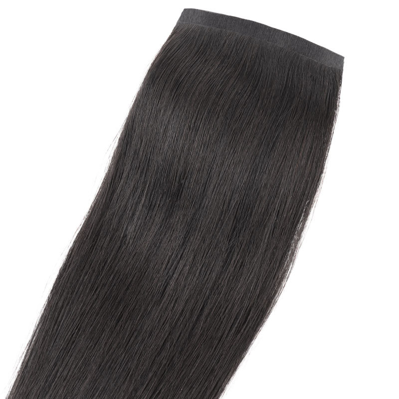 Wholesale of wigs for women, full real human hair, invisible natural hair growth, fluffy hair extension, long hair, one-piece wig pieces Item Picture