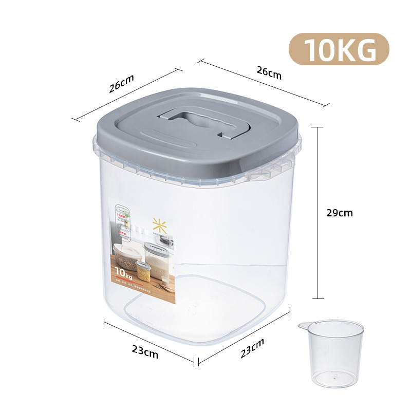 Plastic multi-grain flour rice jar Item Picture