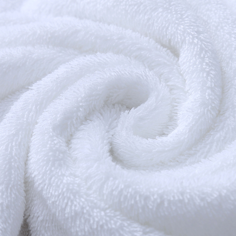 Gaoyang Pure cotton five-star hotel white bath towels enlarged and thickened platinum satin all-cotton beauty salon homestay Design logo Application Scenario