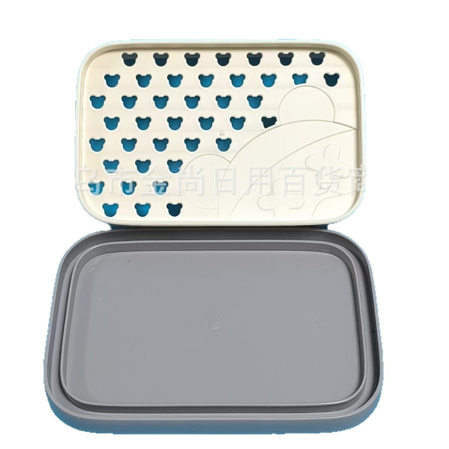 The new bear soap box of the Cool Bear series comes with a draining soap box and a laundry soap box for home bathrooms Item Picture