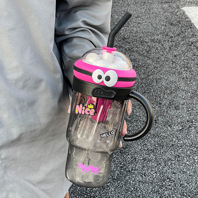 8312大容量水杯2024新款女生夏天高颜值办公室冰霸杯吸管杯子学生便携产品图