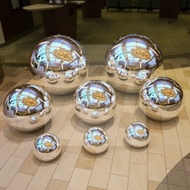 不锈钢球0.5mm精品不锈钢空心球镜面装饰304球亮光大圆球无缝浮球