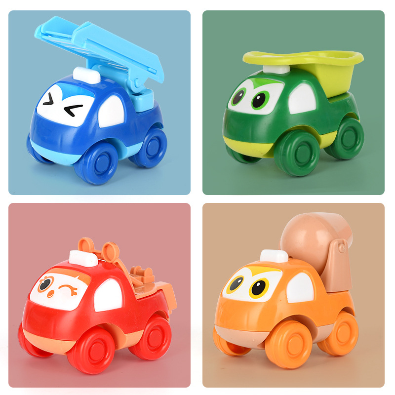 Children's toy cars, street stalls, cute inertial small cars, fire engineering vehicles, boys' toys, night market stalls, and small commodities Application Scenario