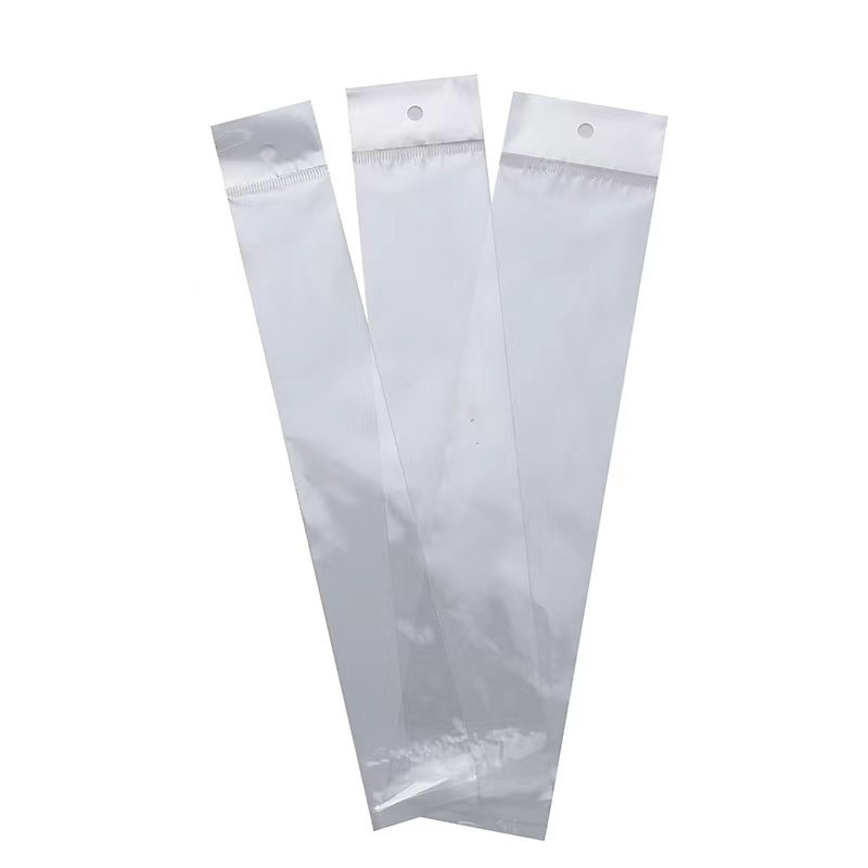 Opp White Pearl Film Card Head Bag Hanging Hole Jewelry Self-Adhesive Bag Self-Adhesive Transparent Bag Aircraft Hole Packaging Wholesale Item Picture