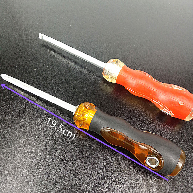 Factory direct sales of three-in-one multi-functional screwdrivers, cross-head screwdrivers, wholesale for two yuan Specification image