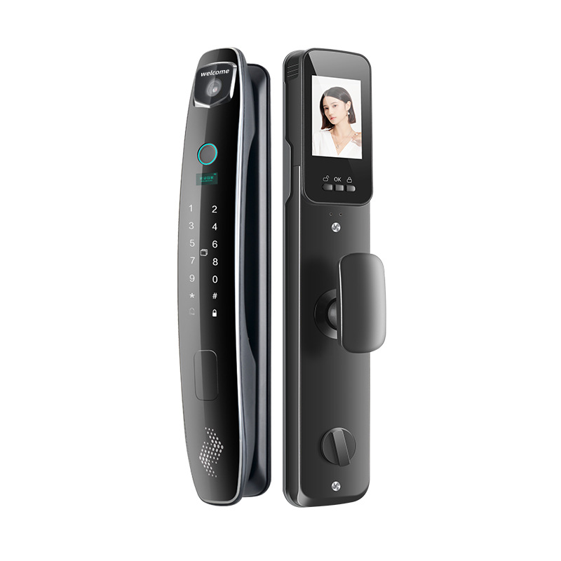 3D Facial Recognition Smart Door Lock, Fully Automatic Lock, Password Lock, Fingerprint Lock, Home Intercom Manufacturer, Graffiti Palm Vein Item Picture
