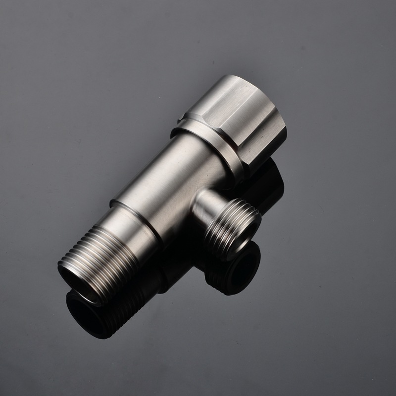 304 stainless steel Angle valve, copper core cold and hot water inlet eight-shaped valve, toilet, water heater Angle valve, stop valve, household Specification image