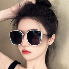2022新款韩版太阳镜网红ins同款bibi太阳镜 大方形墨镜男女士眼镜