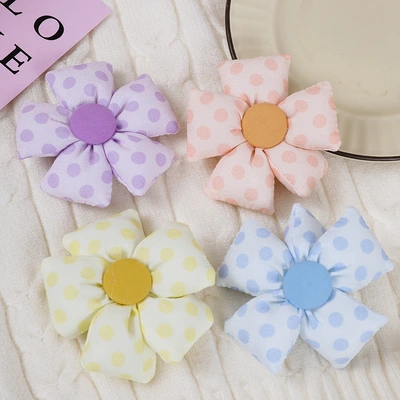 2022 New Dot Dot Dot Box Flower Five-Piece Headwear Accessories Diy Hair Accessories Mobile Phone Shell Accessories