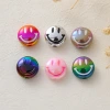 Smiling face acrylic jewelry diy accessories, ins niche heartwarming hand and hair accessories, handcrafted materials wholesale details Picture