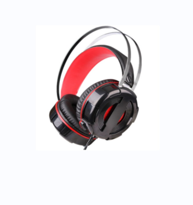 Comfortable ear bags, gaming, bass, seven-color breathing, glowing headphones with microphone details Picture
