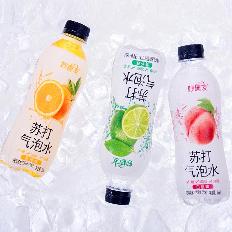 White Peach Sparkling Soda Water
