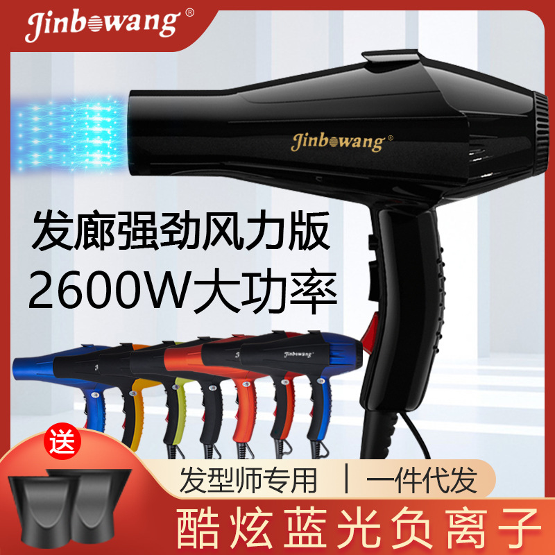 劲波王9930发廊专业吹风筒蓝光负离子大功率理发店电吹风机跨境