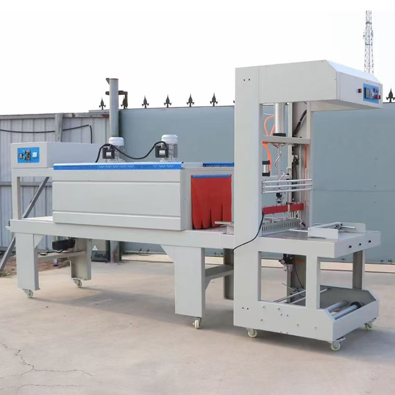 Cuff air push shrink machine, sealing and cutting machine, beverage and mineral water sleeve film, heat shrink film packaging machine, bottle plastic sealing machine Application Scenario