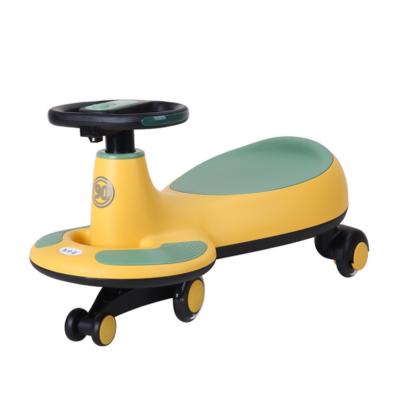 Twist Car Children's Yo-Yo Car 1-3-6 Baby Silent Universal Wheel Anti-Rollover Boy And Girl Girl Swing Car Item Picture