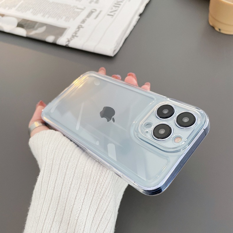 For Iphone13 Mobile Phone Case Transparent Apple 14Pro Shell 13 Silicone Tpu Anti-Fall Soft Shell Wholesale Application Scenario