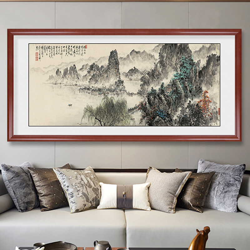 年画仿古/十字绣工艺品/苏绣牡丹/素坯/传统文化细节图