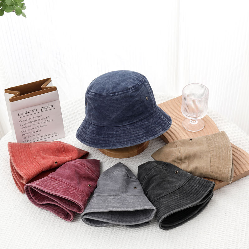 Wash Baseball Cap Foreign Trade To Do Old Fisherman Hat Retro Sunscreen Coating Basin Hat Wholesale Duck Tongue Cowboy Hat Custom Application Scenario