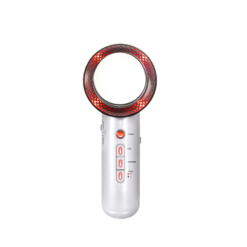 Cross-border fat-burning three-in-one slimming device, LED beauty device, EMS microcurrent ultrasonic massage beauty device Item Picture