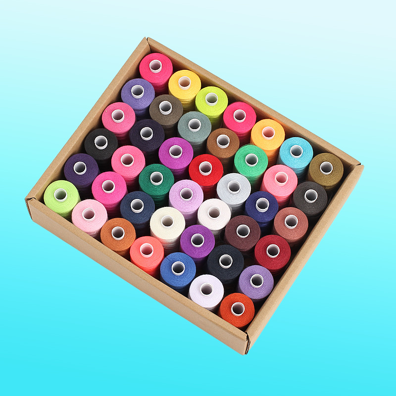 Home 42 Spool Set 1000 Yards Sewing Sewing Machine Thread Needle Thread Polyester Thread Diy402 Sewing Thread details Picture