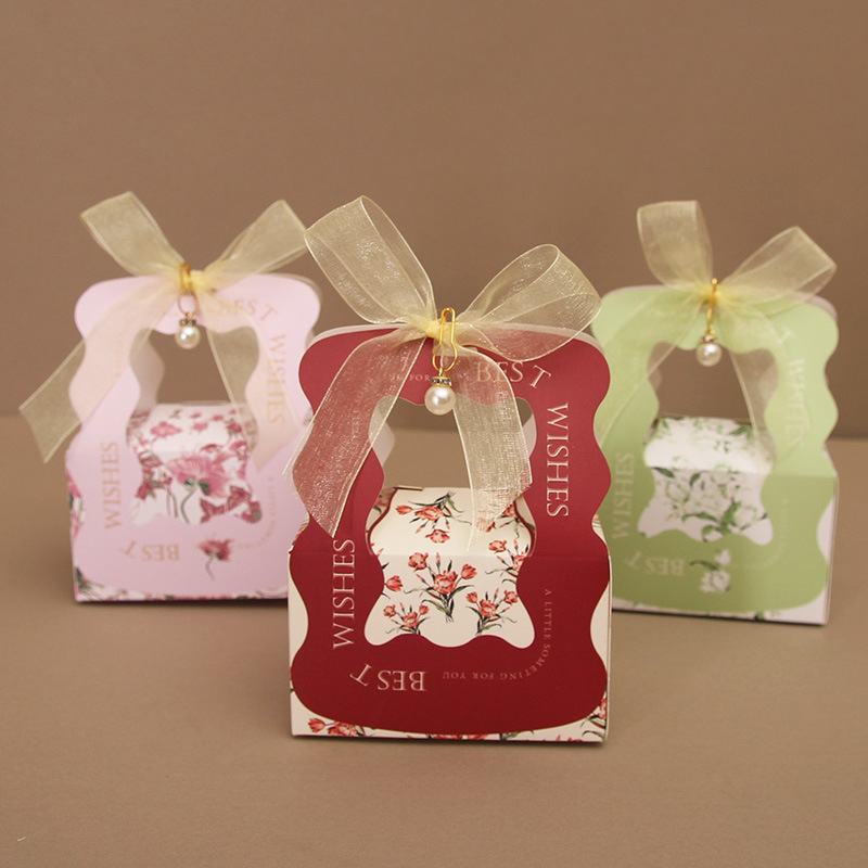 喜糖盒子2025新款喜糖袋结婚用高级感婚礼小众糖盒喜糖包装空盒子