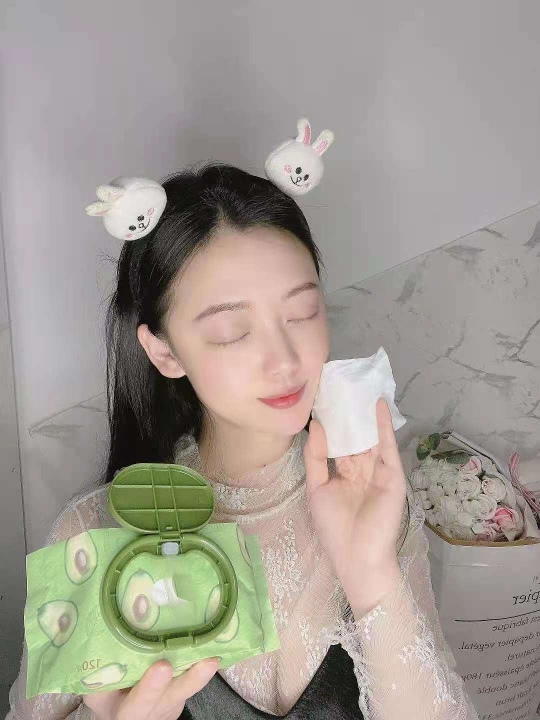 Aiti's Shop Avocado Plant Extract Cleansing Towel Gentle Factory Direct Application Scenario