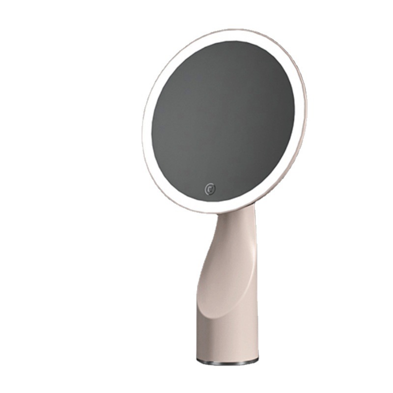 义乌工厂USB礼品梳妆镜带灯led化妆镜带灯新款台式折叠补光小镜子详情图5