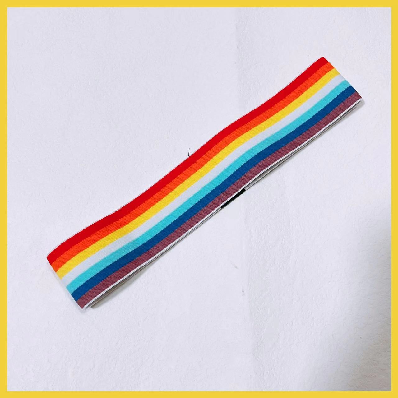 Gimnasia juegos estudiantiles rainbow diadash antideslizante corea cool street trend accesorios de baile hip-hop hip-hop hip-hop hip-hop diadash Specification image