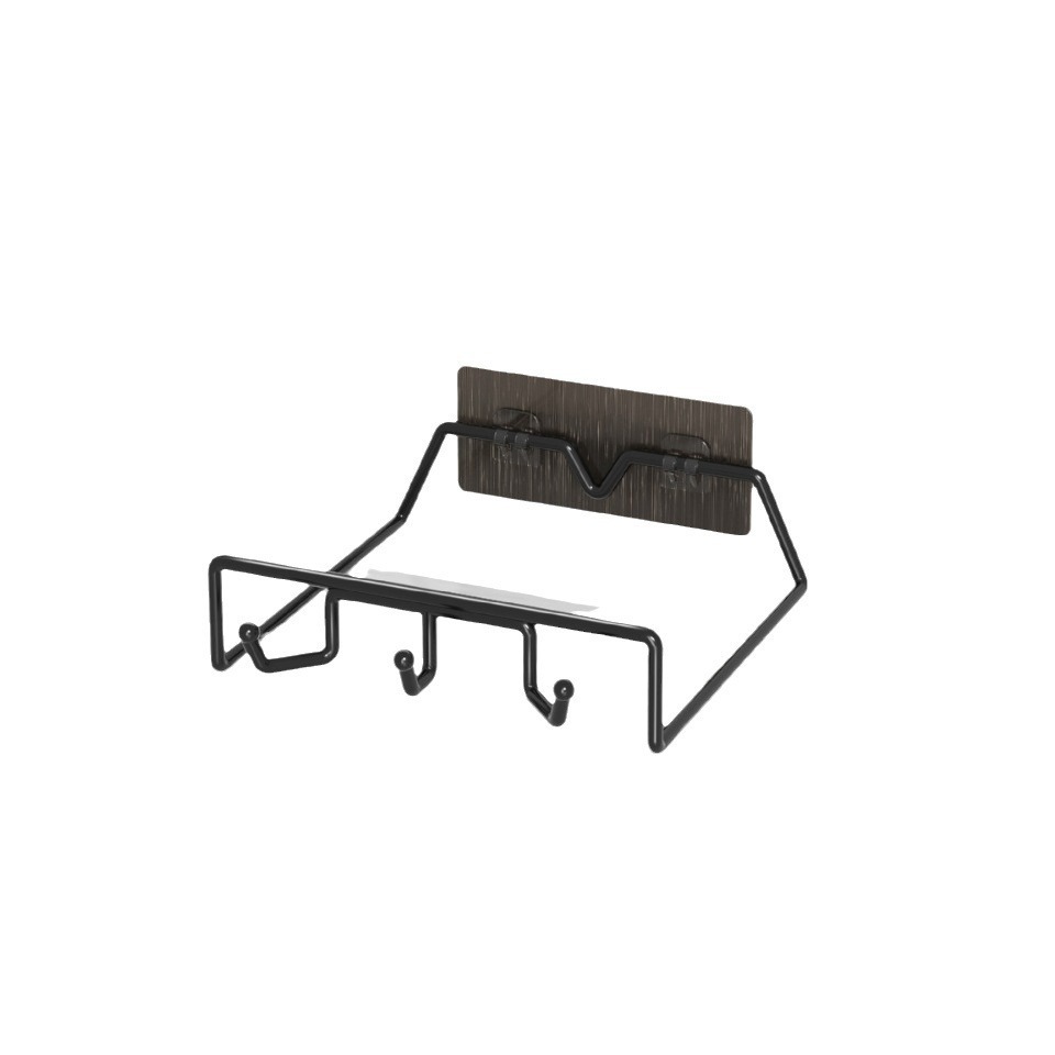 Bathroom non-drilling basin rack, storage rack, wall-mounted bathroom storage rack, washbasin rack, toilet rack, cross-border Item Picture