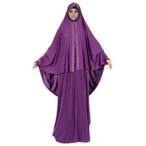 African Muslim Ladies Leaf Hot diamond cover two-piece set loose comfortable contemporary George Love Indian dress
