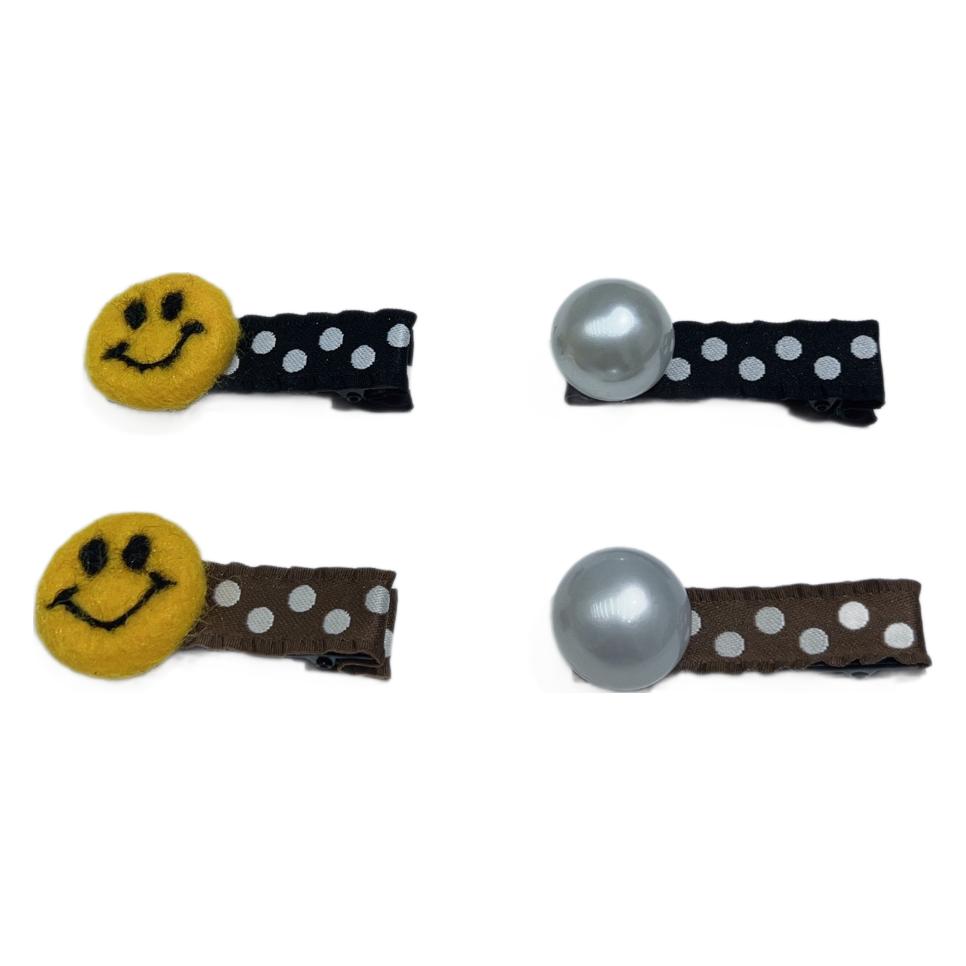 Ins-style cookie star super cute broken hair clips autumn and winter bangs clips 2023 new high-end bb clip headwear Item Picture