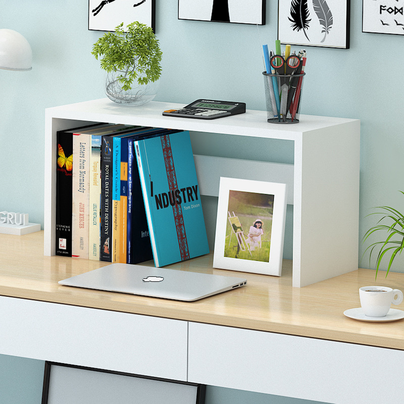 Desktop bookshelf, desk top shelf, multi-layer bookcase, simple primary school student layered desk, storage H-shaped shelving unit Application Scenario