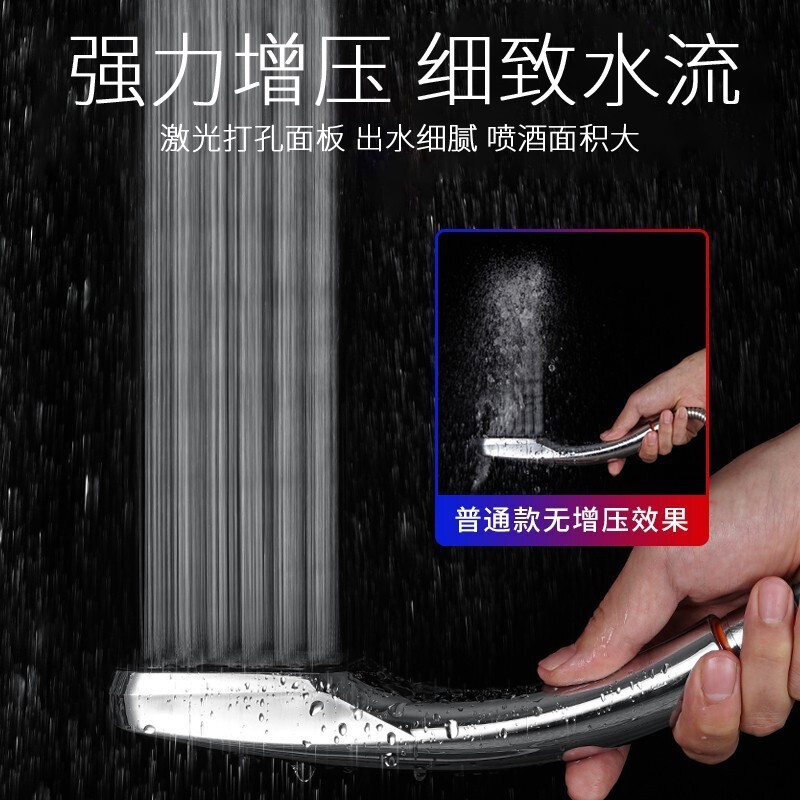 花洒喷头/淋浴喷头/花洒/花洒头/沐浴露乳液按压泵头产品图