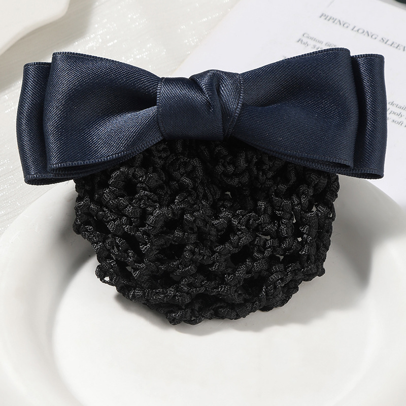 Hair flower, female net bag, nurse's work hair net, flight attendant, special hair bun and headwear for Japan and South Korea, new bank hair accessory, hair clip Specification image