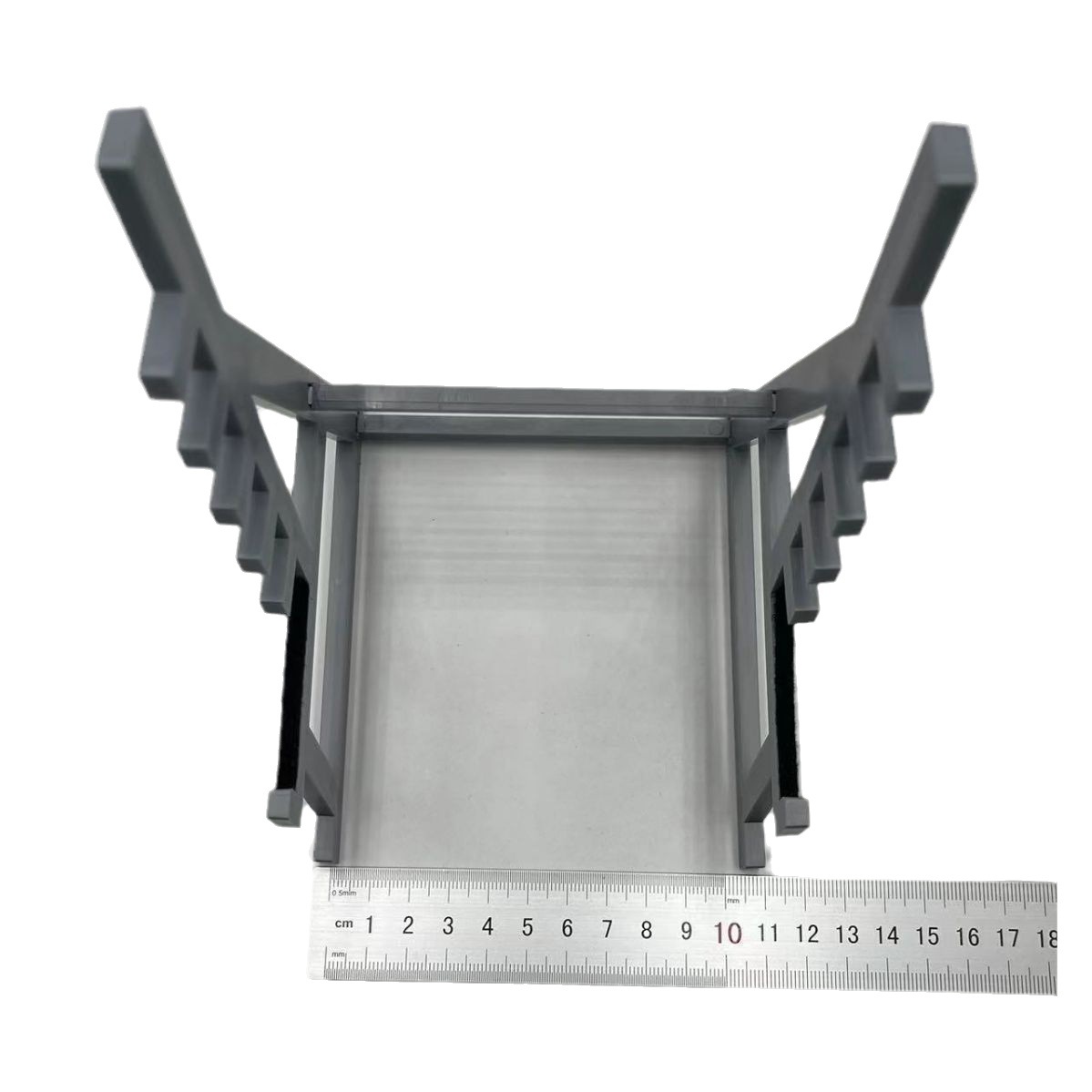 Squat Rack Pen Holder 健身房举重杠铃笔架跨境个性深蹲办公支架白底实物图
