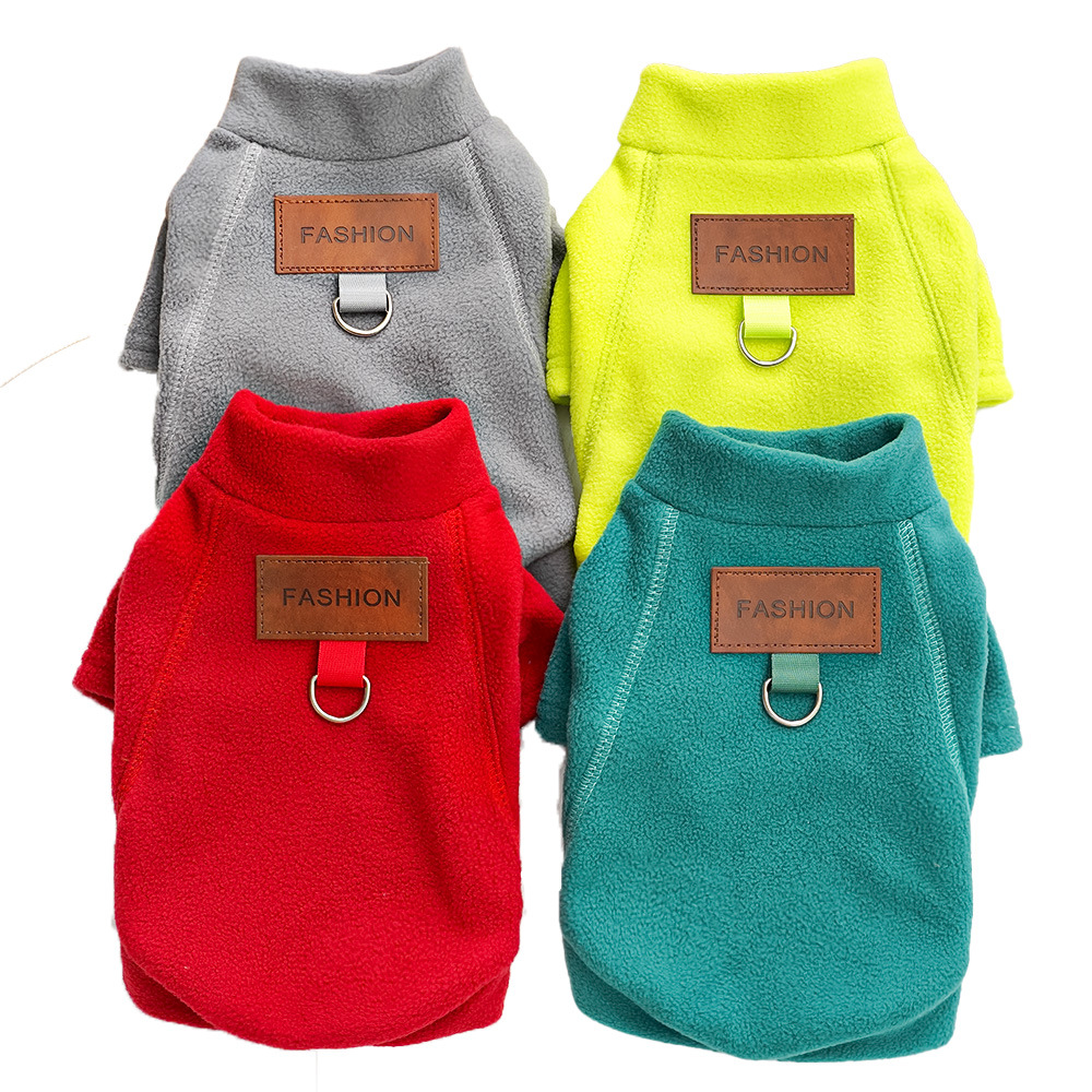 Cross-border venta caliente año nuevo mascota perro gato otoño invierno ropa con polgones de peluche desgaste exterior puede ser remolcada bears fa lucha Item Picture