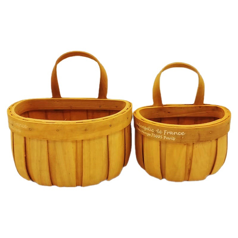 Nordic Woven Basket Kitchen Ginger Garlic Storage Basket, Storage Basket, Wall Hanging Basket, Hanging Basket, Retro Wall Hanging Basket Letter Basket Item Picture