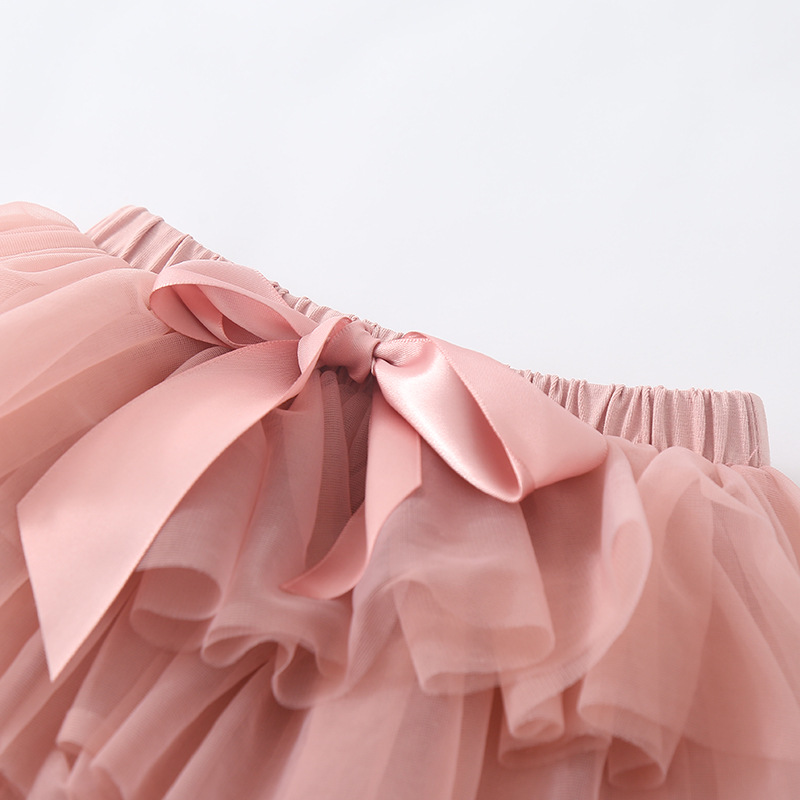 Cross-Border Girls Small Skirt Children Tutu Skirt Amazon Culottes Baby Pp Culottes Europe And The United States Pengpeng Skirt Application Scenario