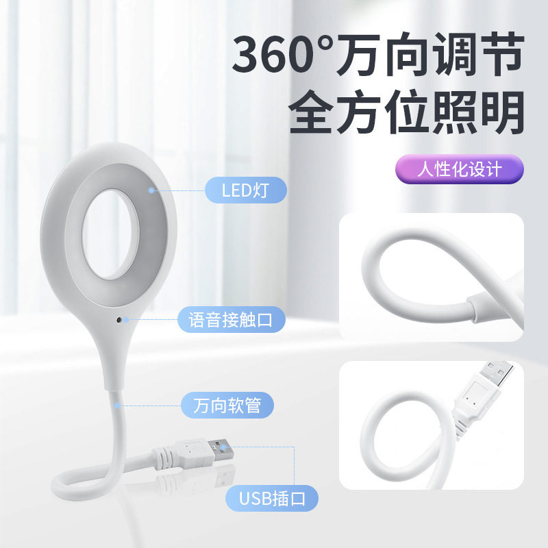 Plug In Energy-Saving Intelligent Night Light Baby Voice Control Eye Protection Children With Bed Head Usb Light D Function Voice Control Application Scenario
